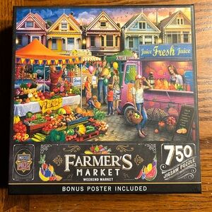 MasterPieces Colorful Market Scene Puzzle - 750 Pieces